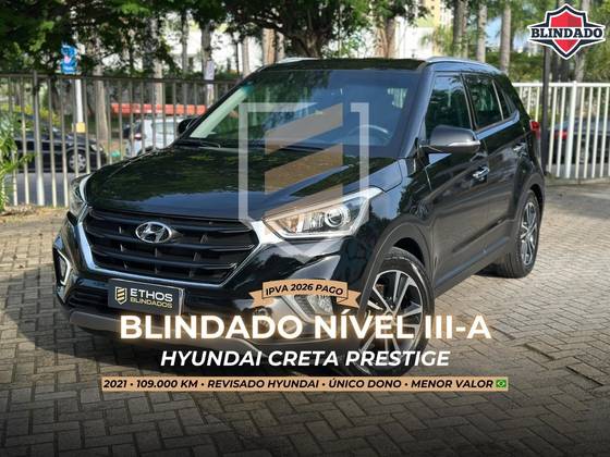 HYUNDAI CRETA 2.0 16V FLEX PRESTIGE AUTOMÁTICO HYUNDAI CRETA 2.0 16V FLEX PRESTIGE AUTOMÁTICO